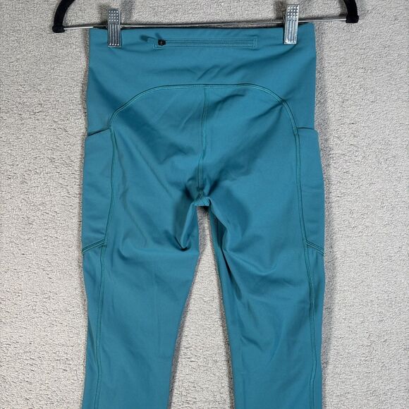 Lululemon Speed Up Tight‎ Women’s Size 4 Luxtreme Ice Cave Blue Pockets Yoga - Picture 8 of 11